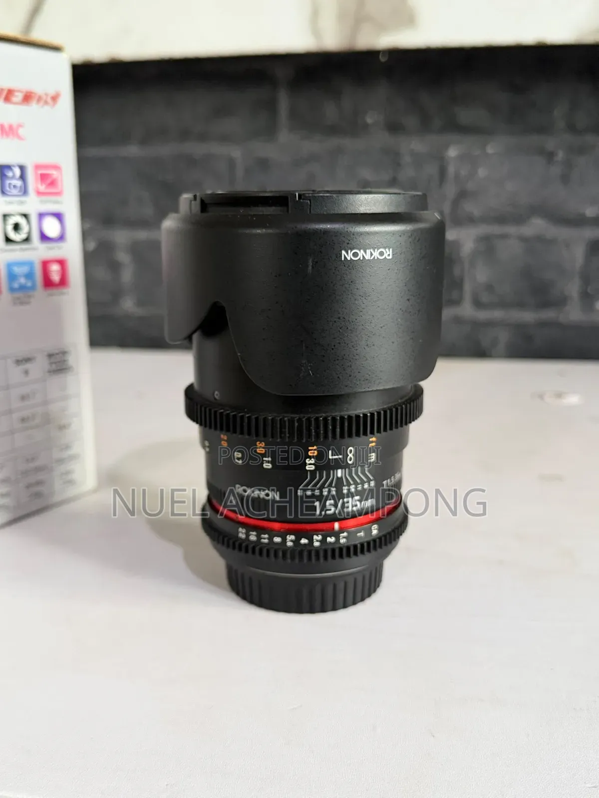 Rokinon DS 35mm T1.5 Cinema Lens