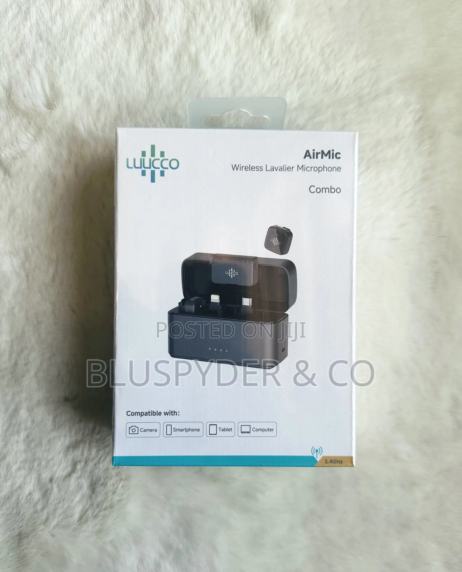 Luucco AirMic Dual Wireless Microphone for Camera and Smartphones