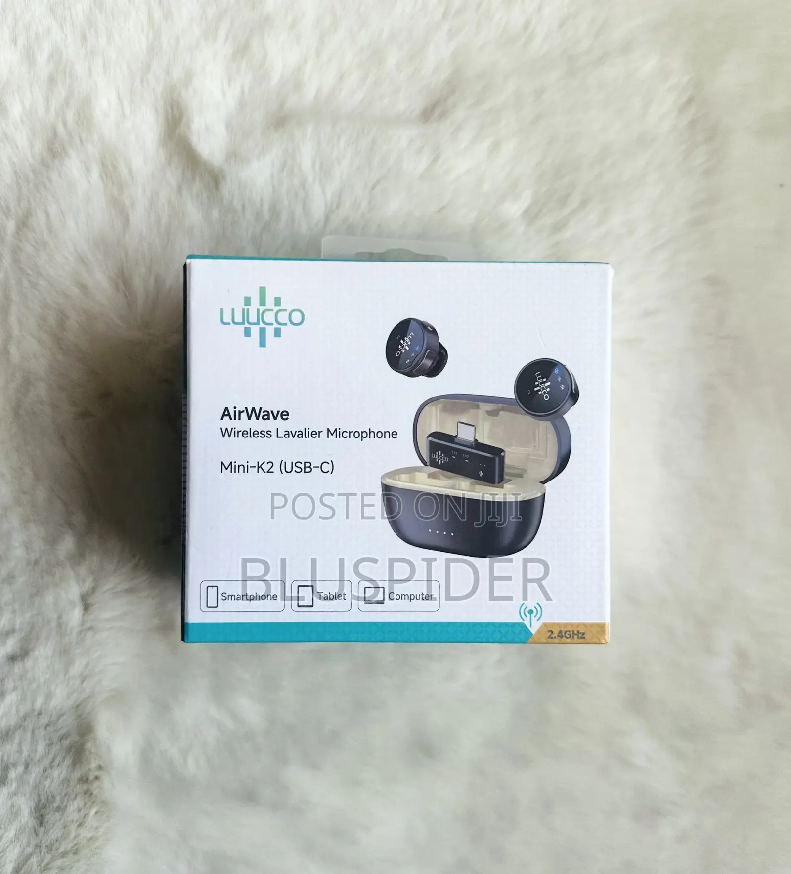 Lucco Airwave Mini- (USB-C) Wireless Lavalier Microphone