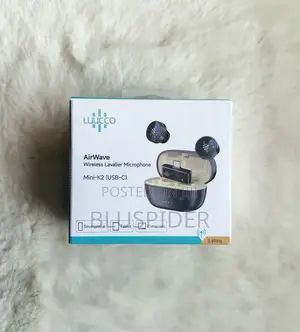 Lucco Airwave Mini- (USB-C) Wireless Lavalier Microphone