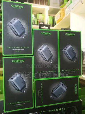Oraimo Hyper Gan 65 65w Gan Wall Charger Kit + 100w Cc Cable