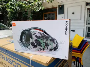 High Quality JBL Boombox 3 Black Portable Bluetooth Speaker Massive