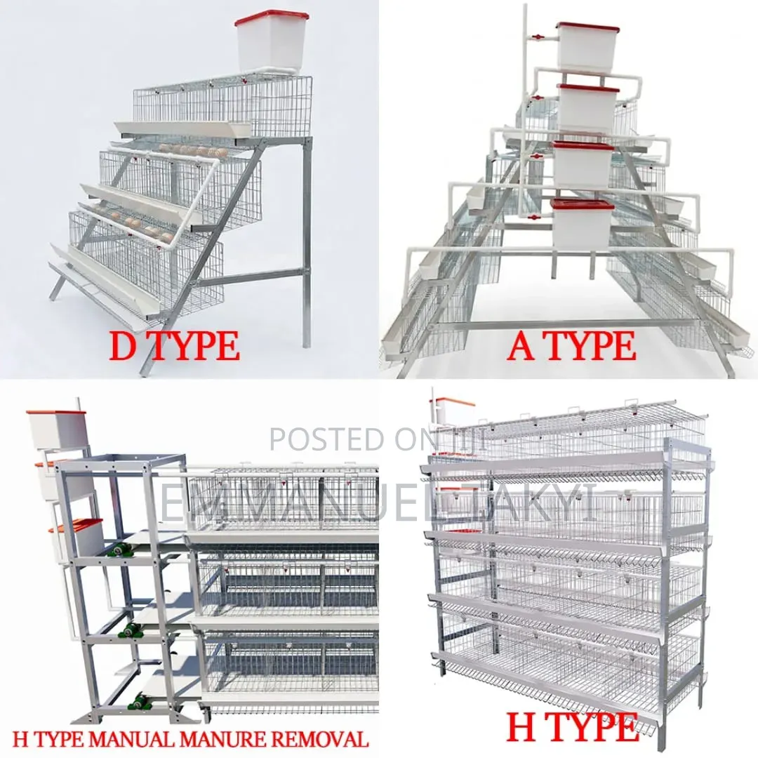 Chicken Cage 4--Tier a-Shape