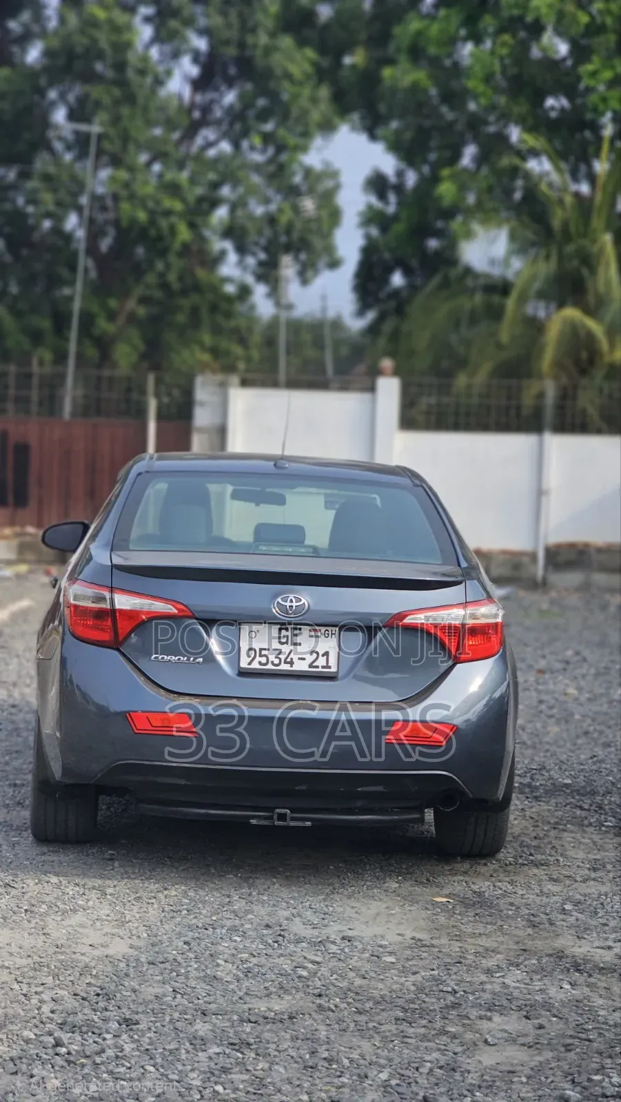 Toyota Corolla 2016 Gray