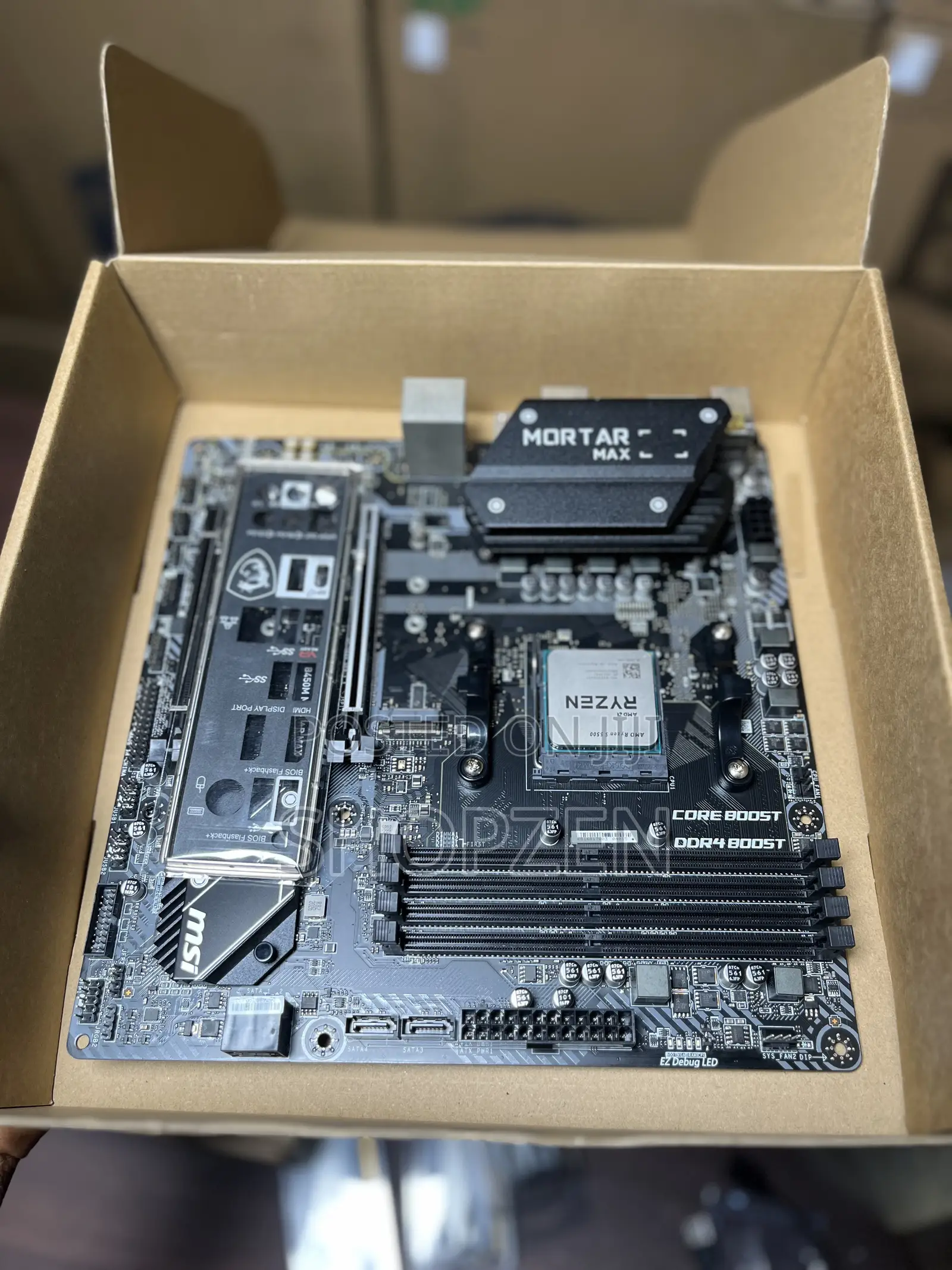 Ryzen 5 5500 + MSI B450m Mortar Max