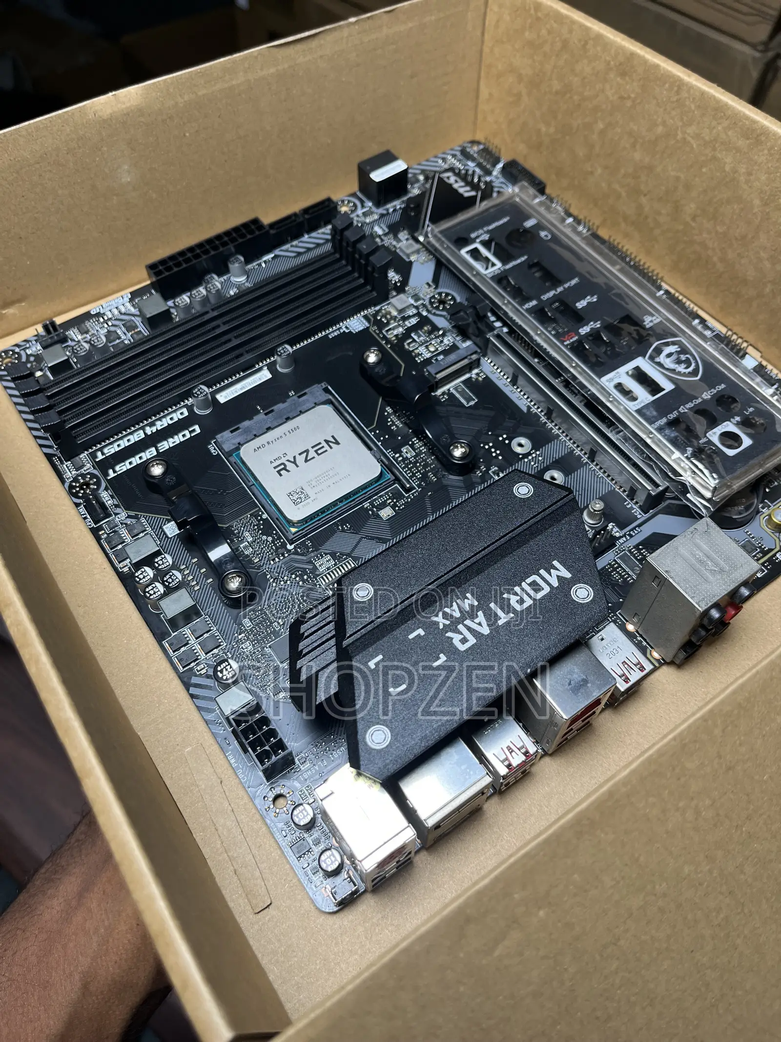 Ryzen 5 5500 + MSI B450m Mortar Max