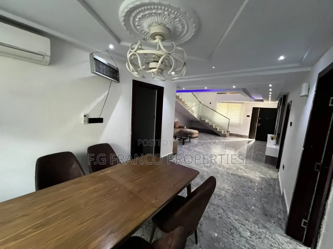 Furnished 4bdrm House in Kg Franco Properties, Manet Junction for rent