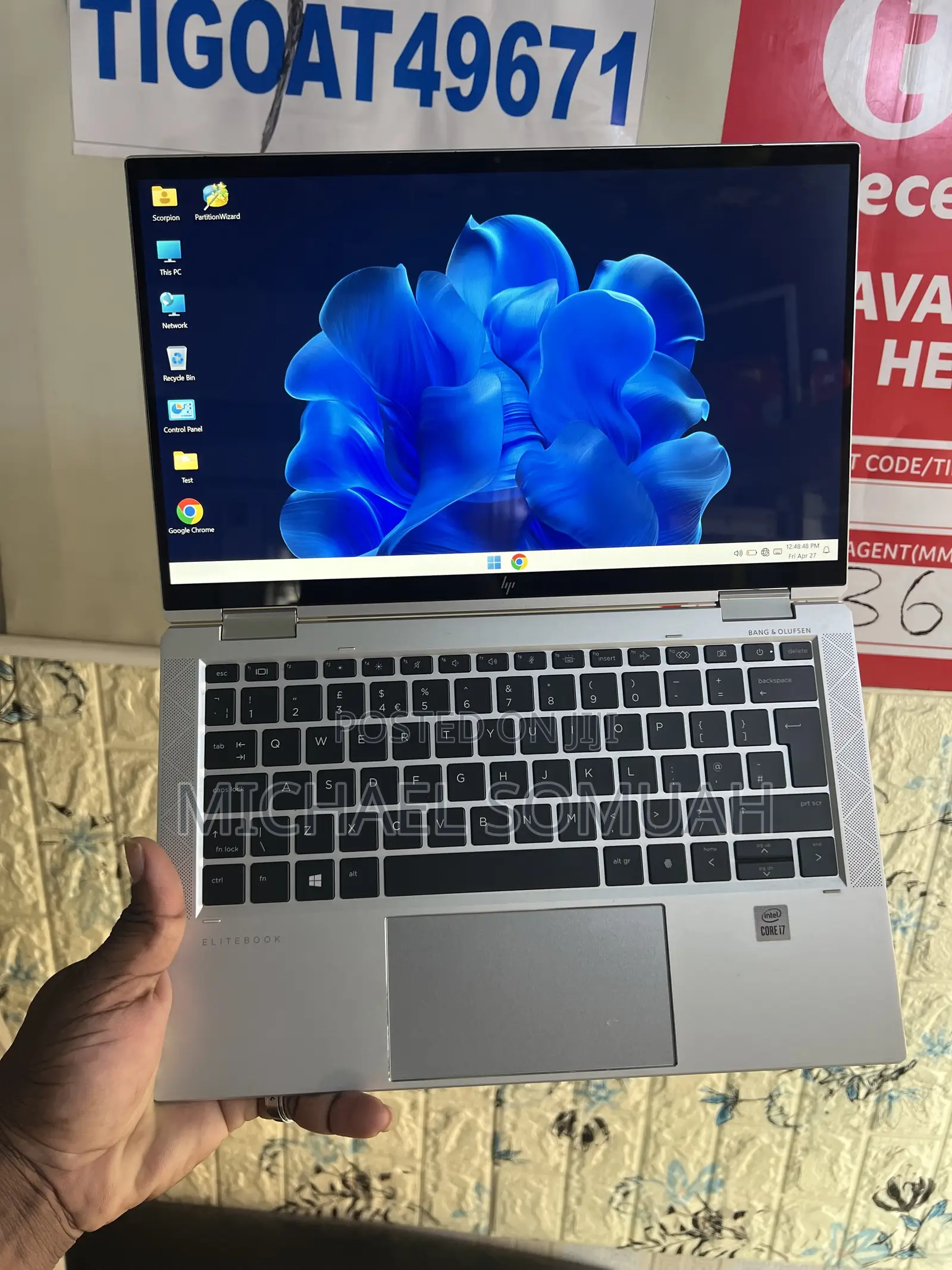 Laptop HP EliteBook x360 1030 G7 16GB Intel Core i7 SSD 512GB