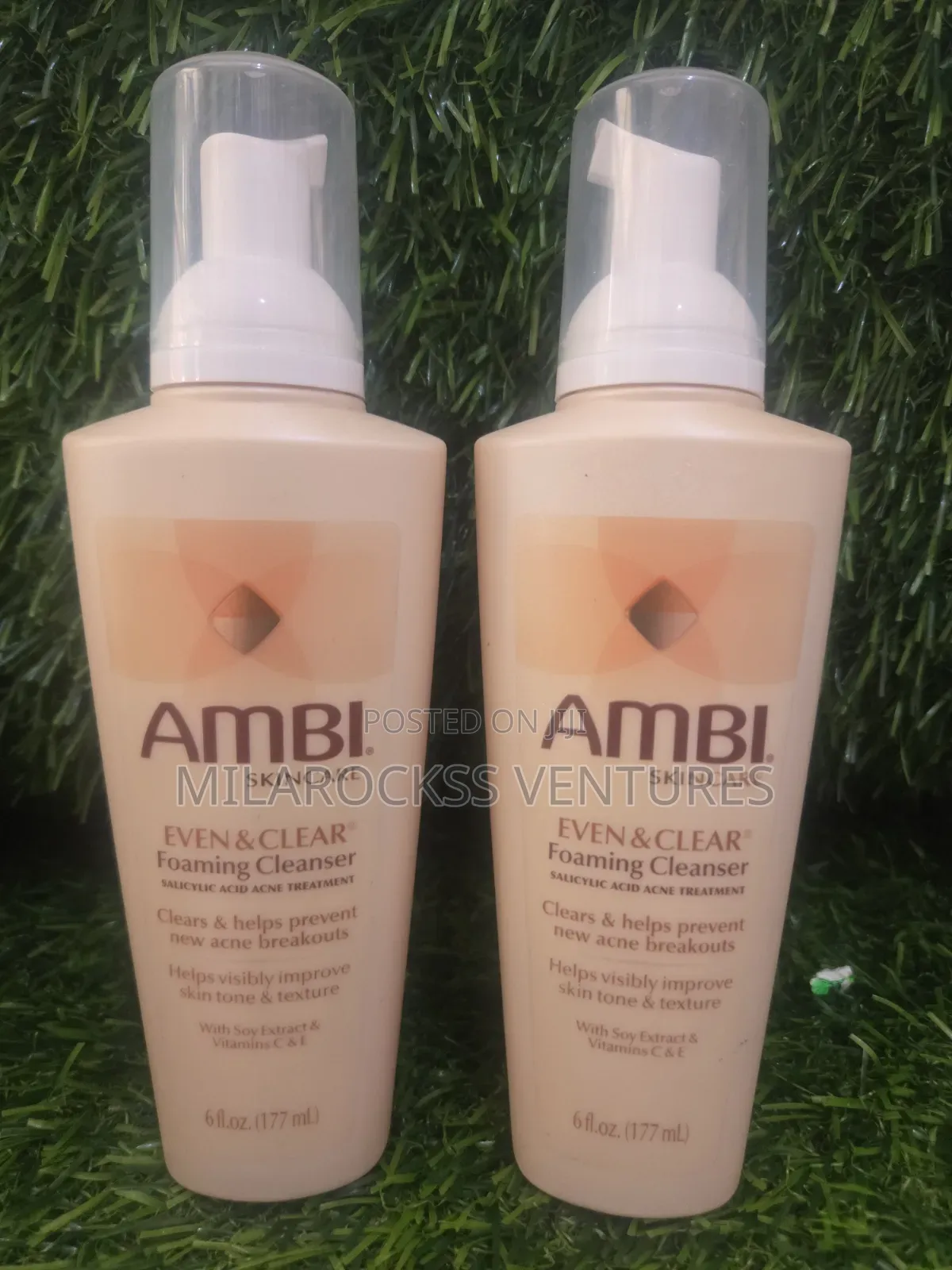 Ambi Skincare Even Clear Foaming Cleanser. 177ml.