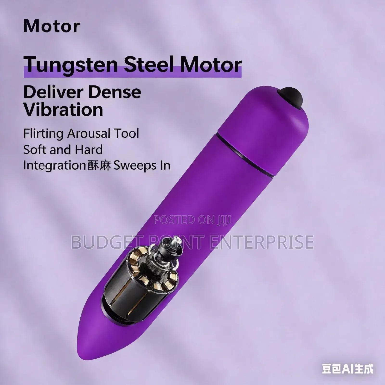 Portable Bullet Vibrator - Purple