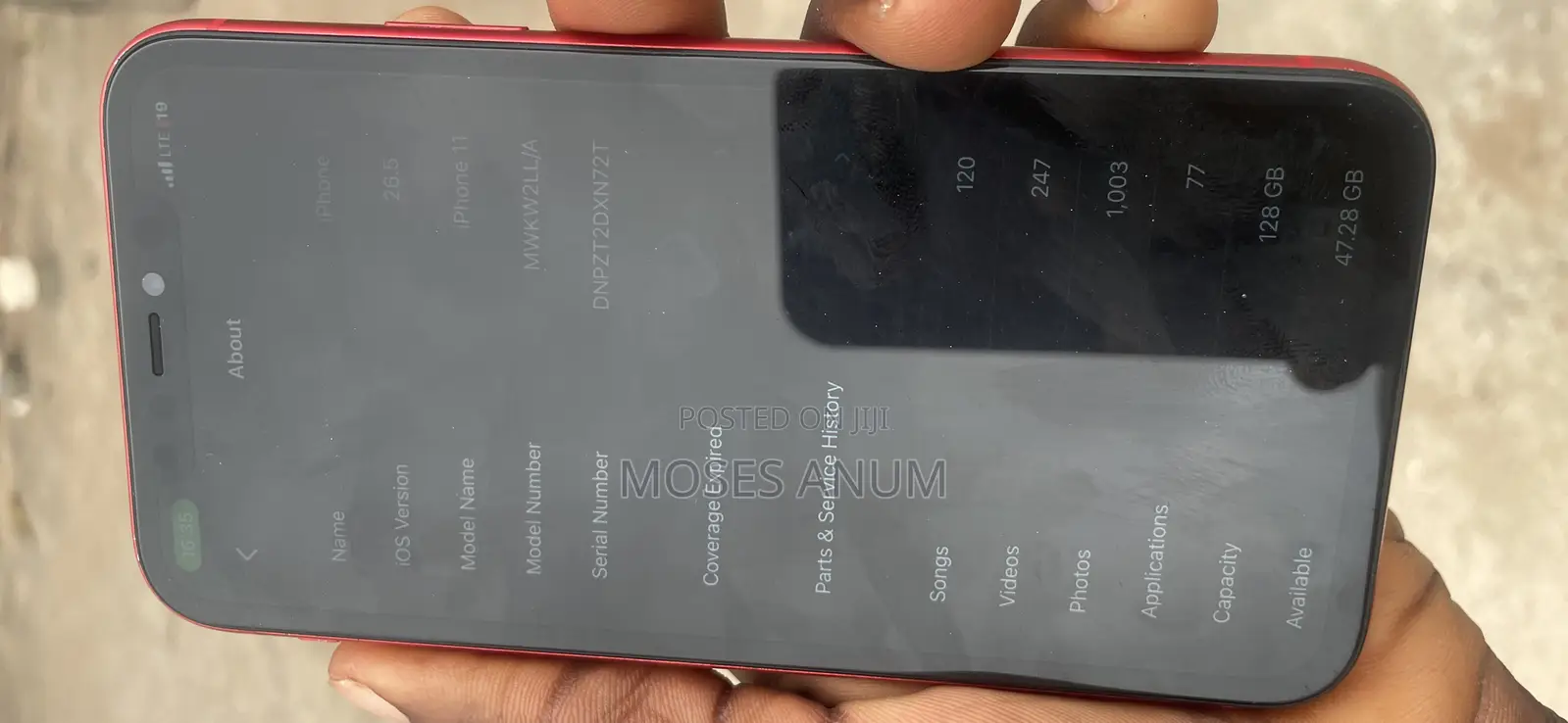 Apple iPhone 11 128 GB Red