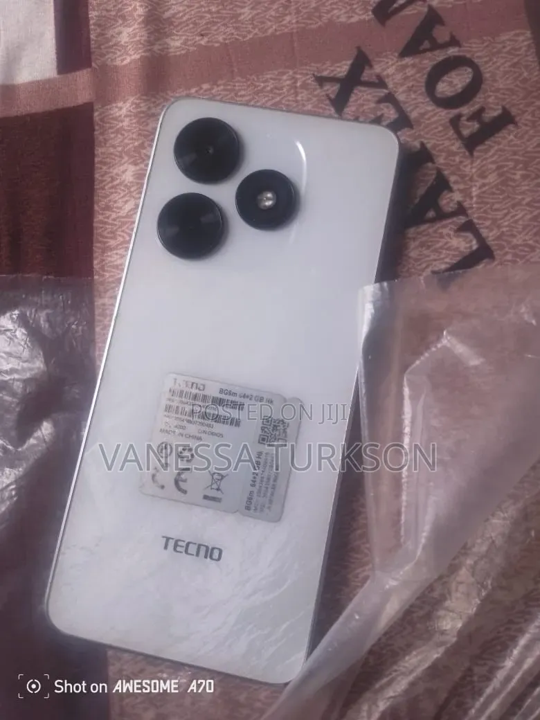 Tecno Pop 10C 64 GB White