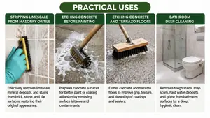 5L Industrial Concrete Etching Acid – Heavy-Duty Floor Prep Tile