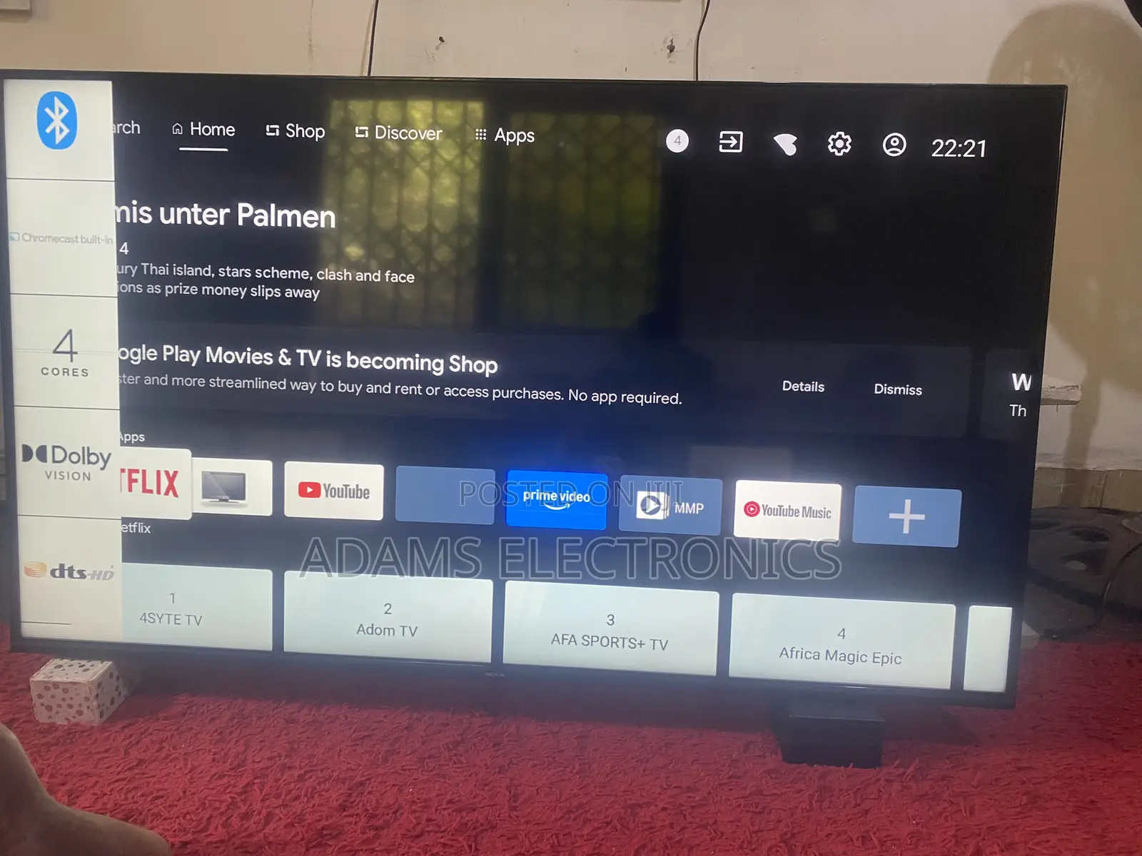 A Very Nice Home Used Smart Nokia Android TV for Sale