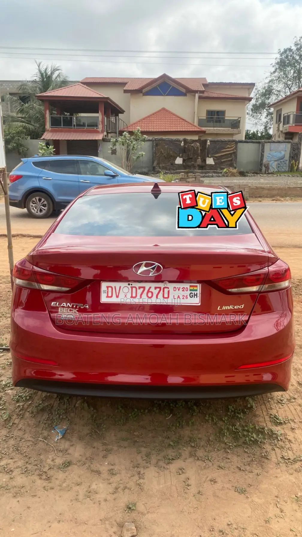 Hyundai Elantra 2016 Red