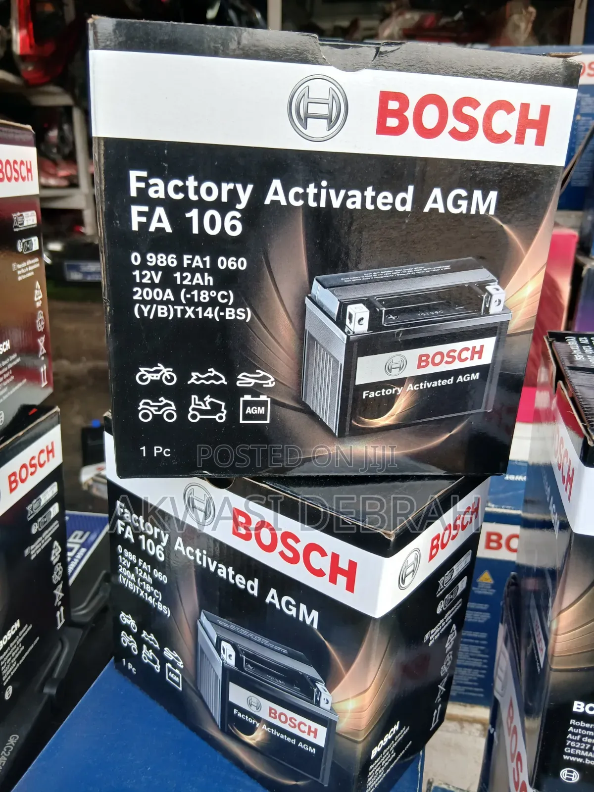 Auxiliary Battery 12v 12Ah