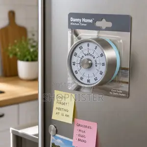 Home Kitchen Timer – 60-Minute Mechanical Cooking Baking Timer