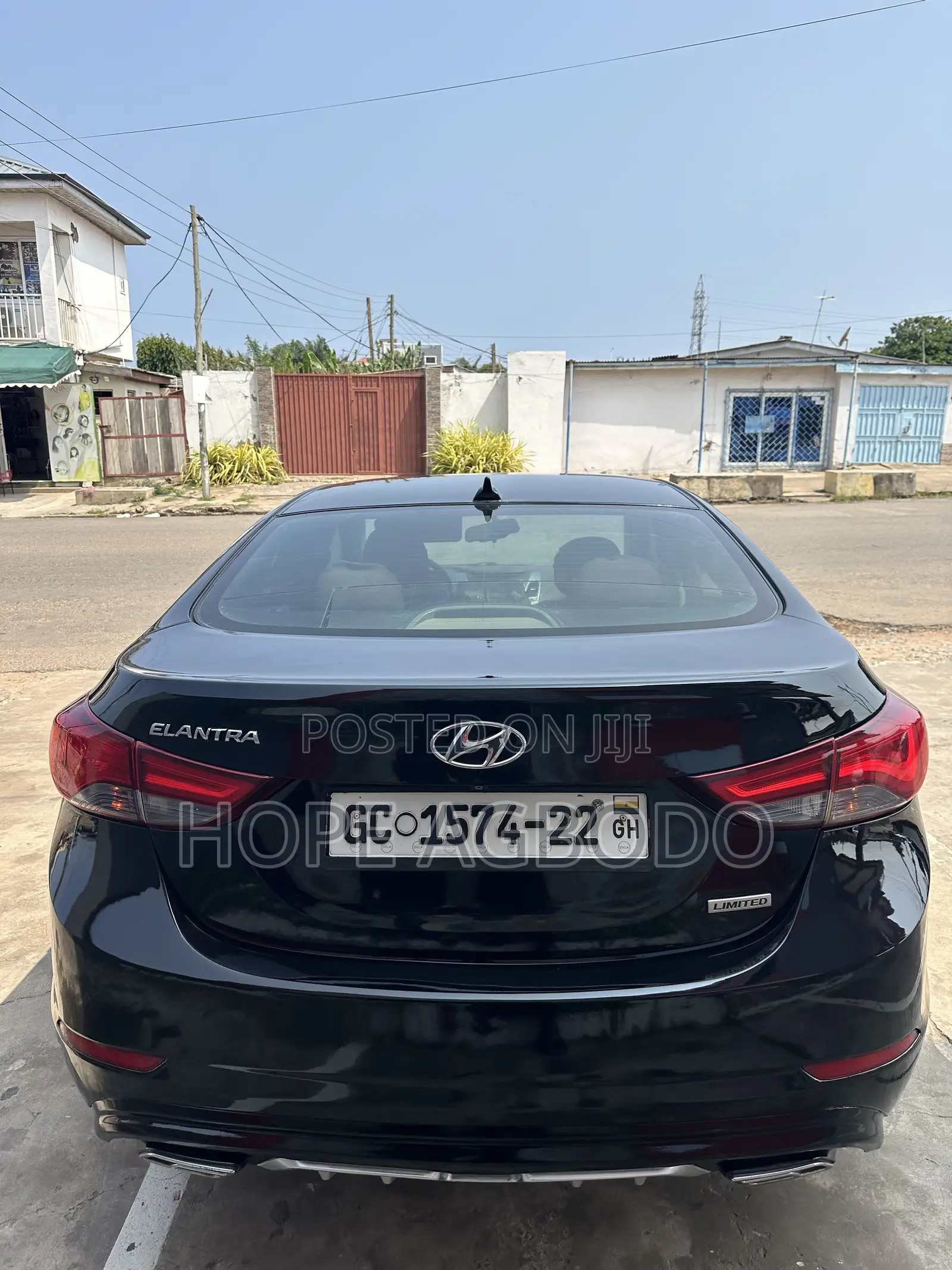 Hyundai Elantra Limited 4dr Sedan (1.8L 4cyl 6A) 2015 Black