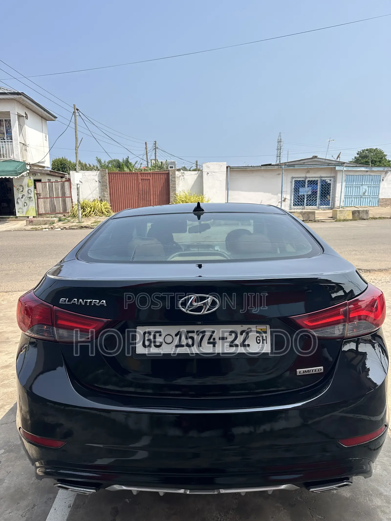 Hyundai Elantra Limited 4dr Sedan (1.8L 4cyl 6A) 2015 Black