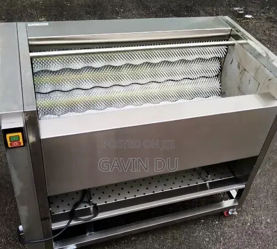 Electrical Brush Roller Potato Vegetable Washing Peeling Machine