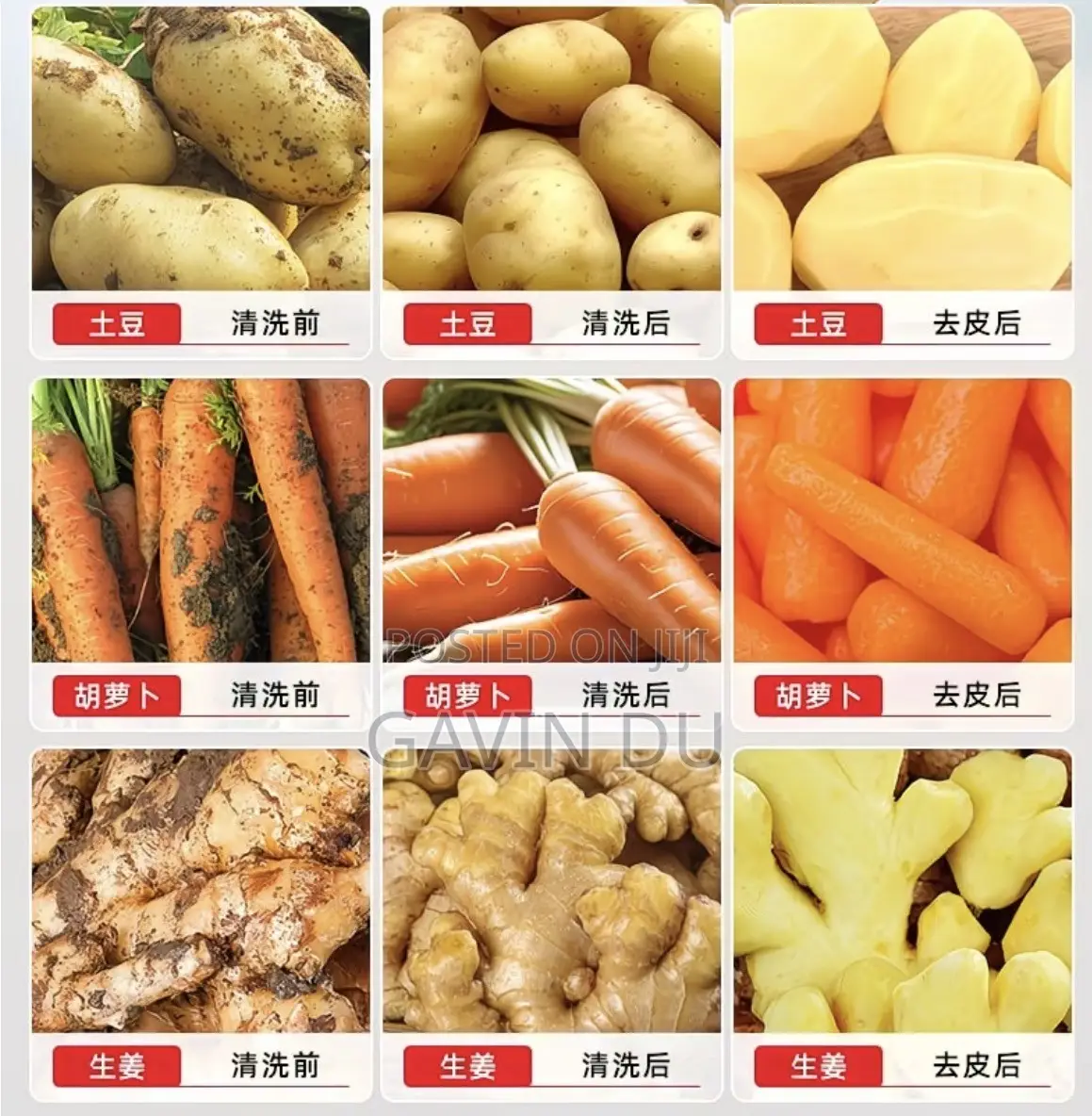 Electrical Brush Roller Potato Vegetable Washing Peeling Machine
