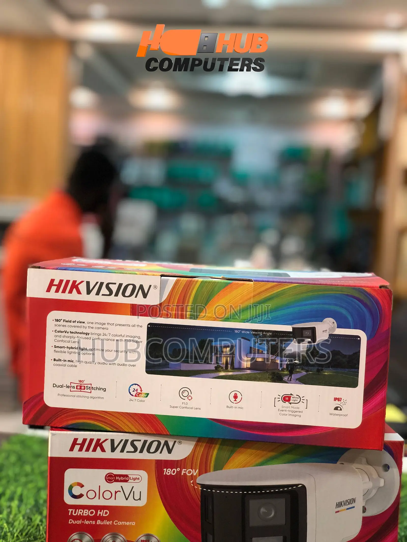 Hikvision DS-2CE12KF3TP-DLS ColorVu IP Dual Lens Camera