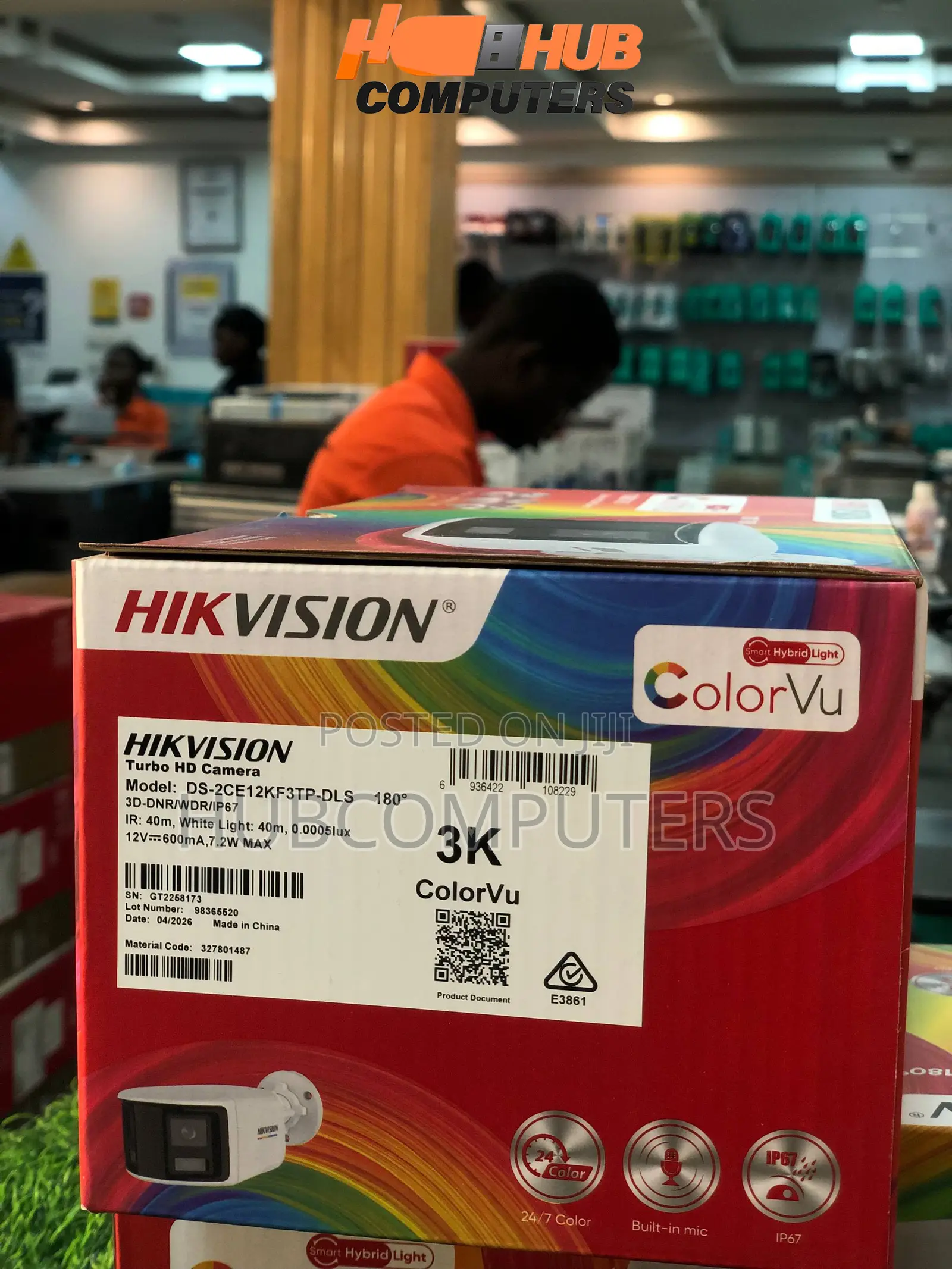 Hikvision DS-2CE12KF3TP-DLS ColorVu IP Dual Lens Camera
