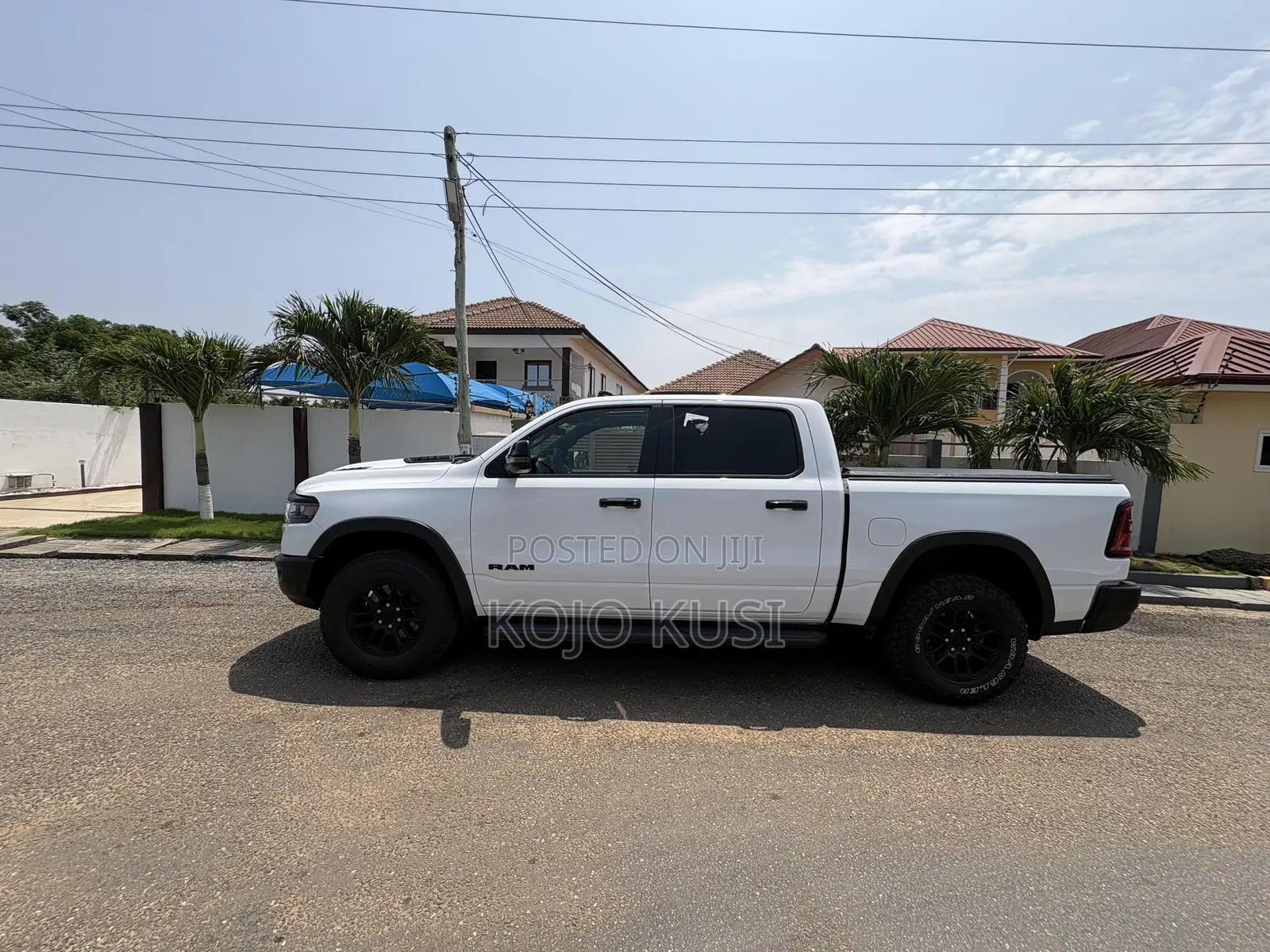 RAM 1500 Rebel Crew Cab 4WD 5.6 ft SB 2025 White