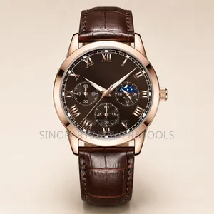 Men's Luxury Leather Quartz Watch – Business Style