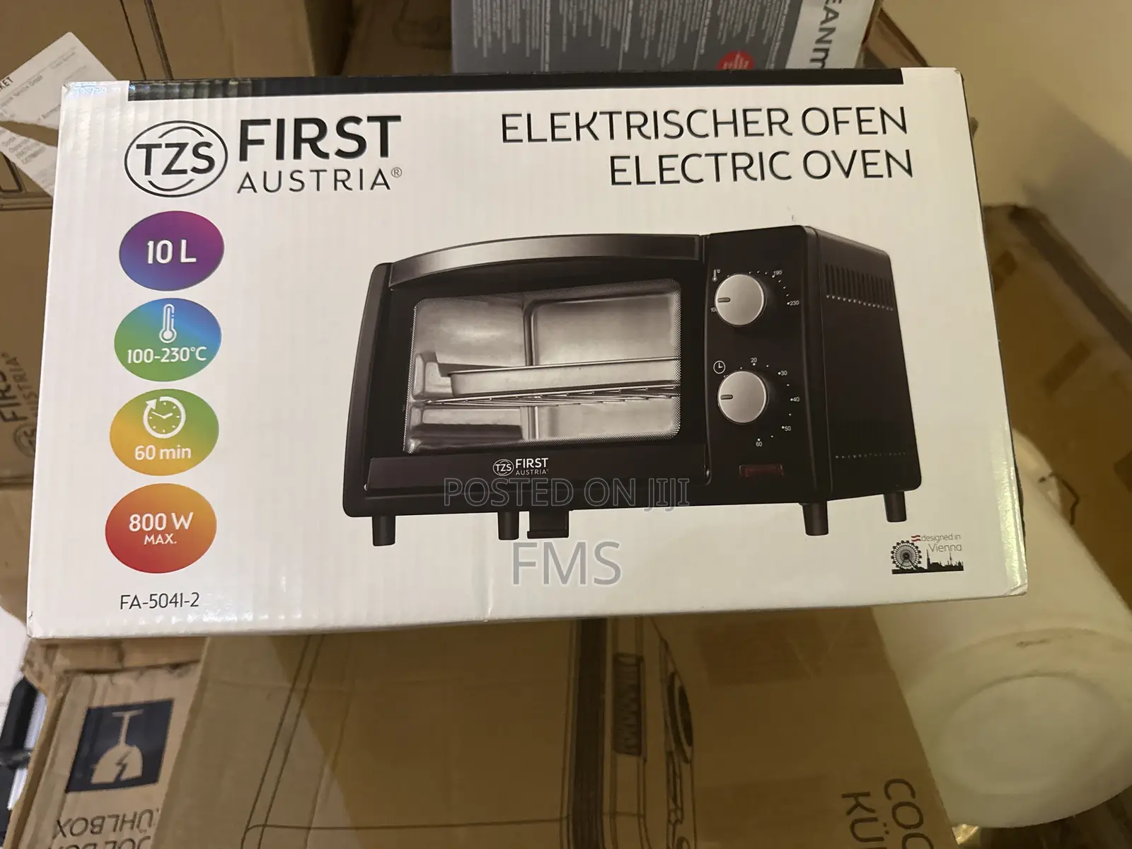 TZS First Austria 10L Mini Electric Oven (Model: FA-5041-2)