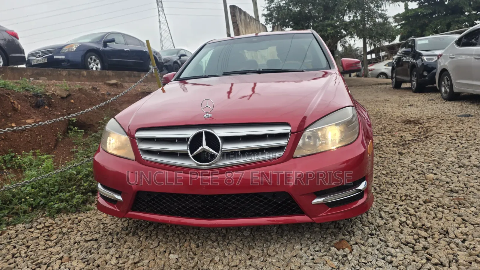 Mercedes-Benz C300 2013 Red