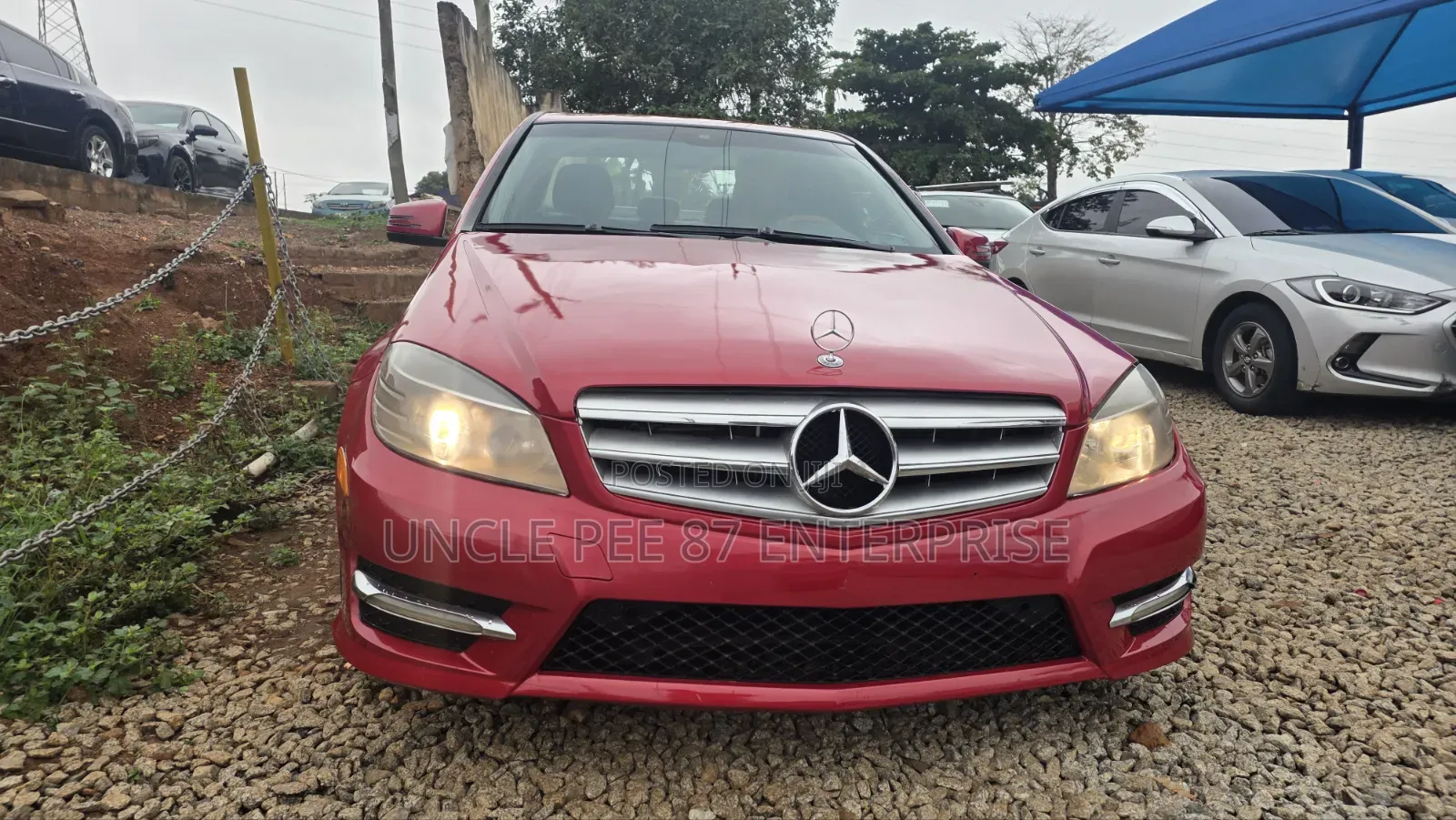 Mercedes-Benz C300 2013 Red