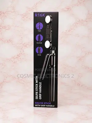 R16K Foldable Selfie Stick Tripod With Bluetooth Remote