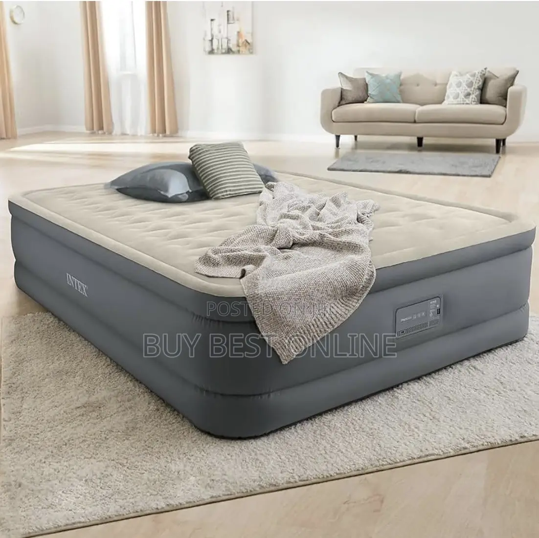 Intex Prem-Air Ii Air Bed/ With USB Charger