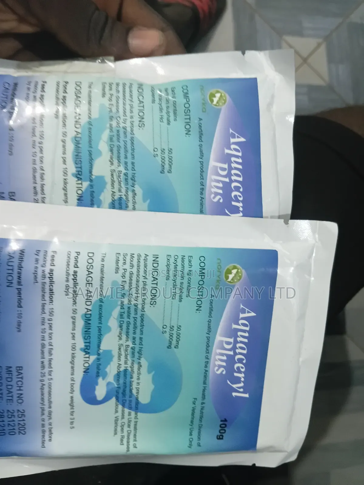 Aquaceryl Plus Biotic for Both Tilapia and Catfish
