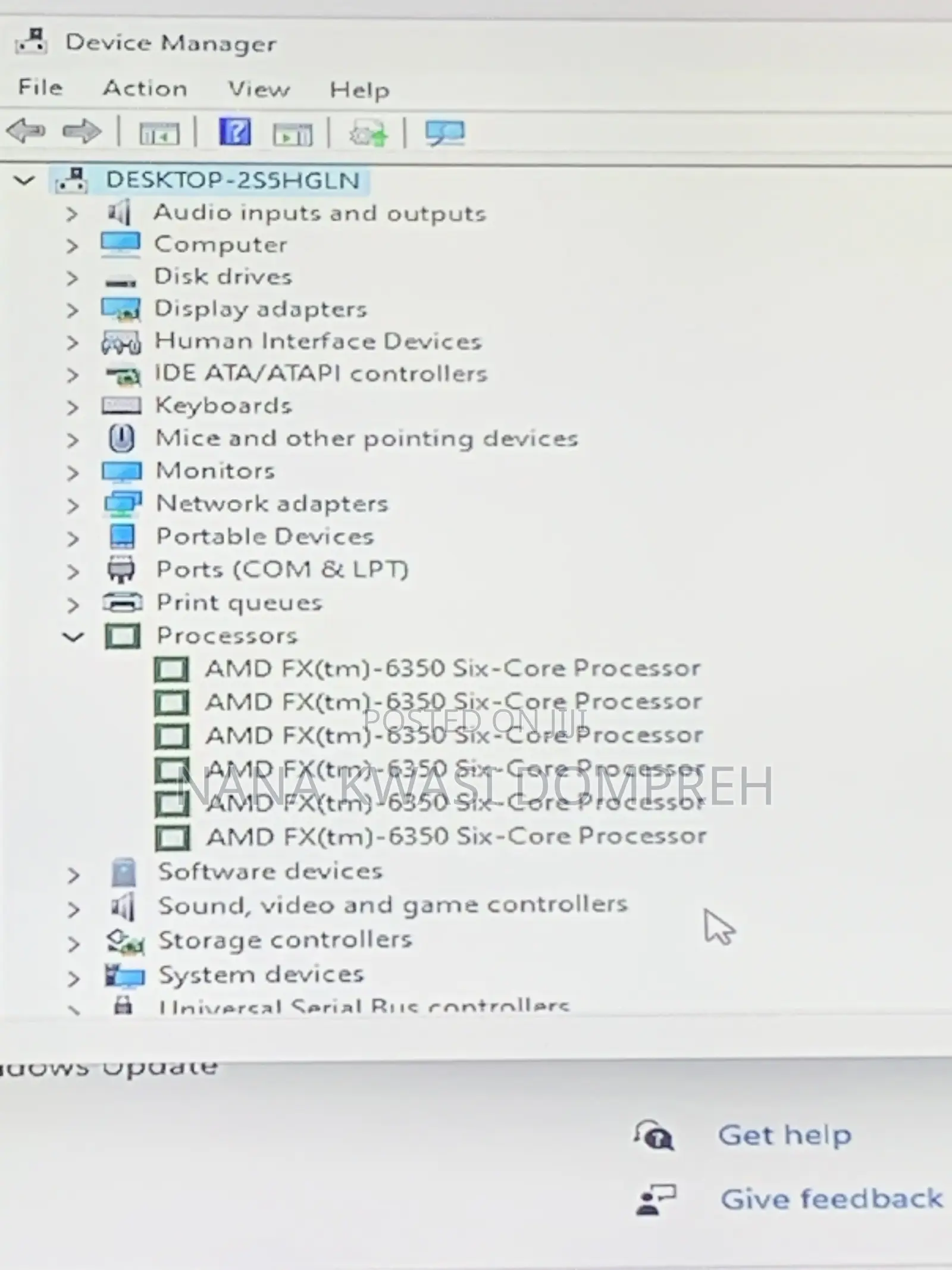 Desktop Computer Gigabyte 8GB AMD HDD+SSD 500GB