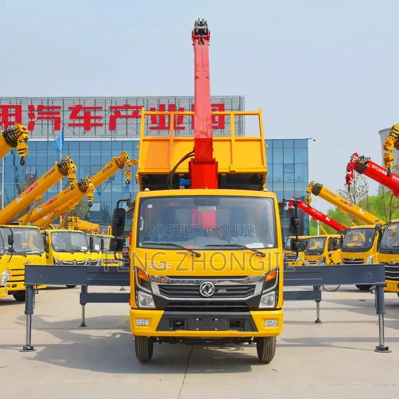 Tipper Truck With Truck‐mounted Crane