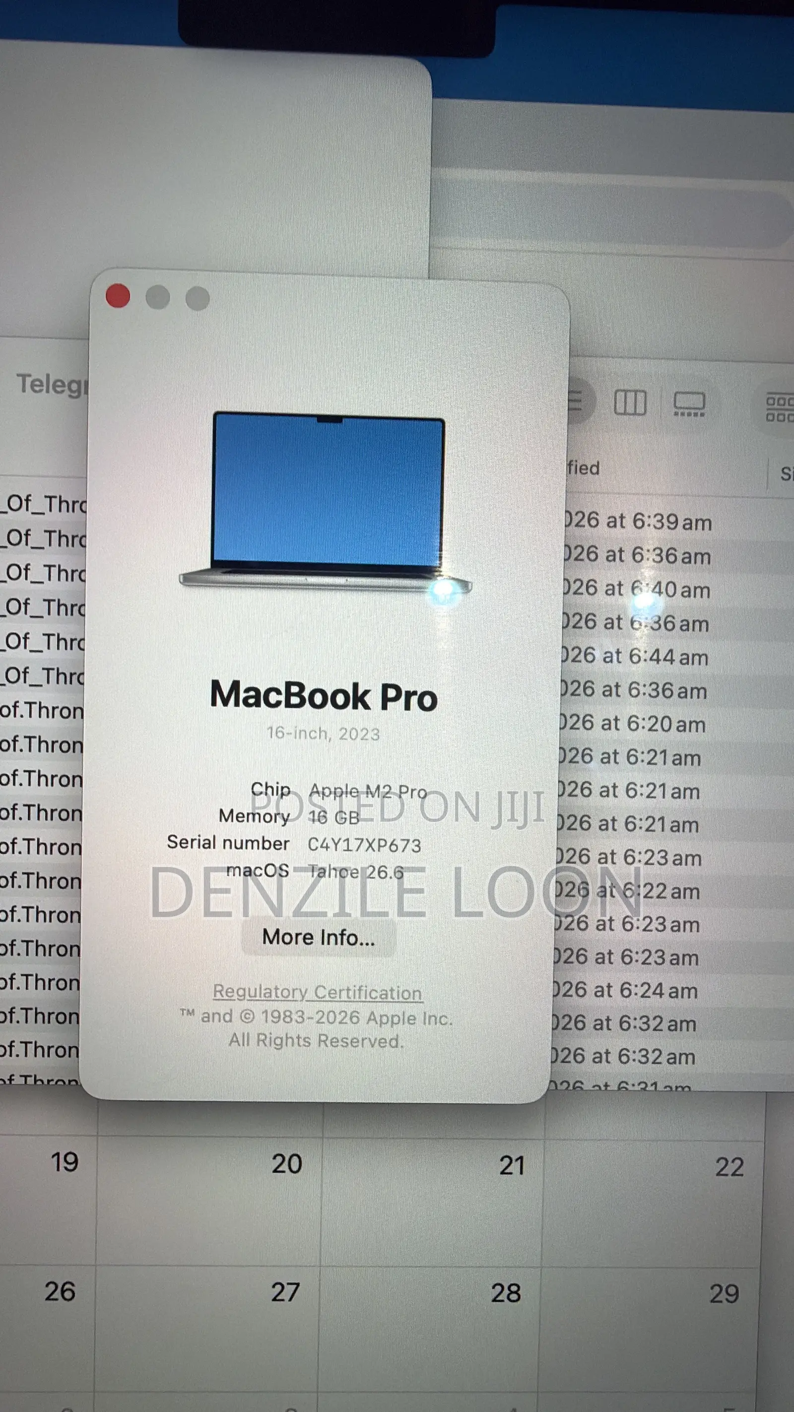 Laptop Apple MacBook Pro 2023 M2 16GB Apple M2 SSD 512GB