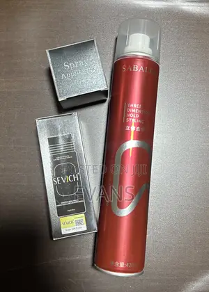 Hair Fiber and Holding Spray Set