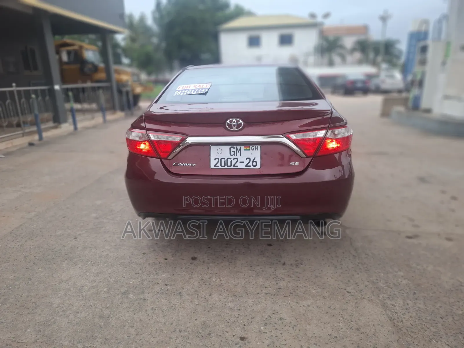 Toyota Camry SE 4dr Sedan (2.5L 4cyl 6A) 2017 Burgundy