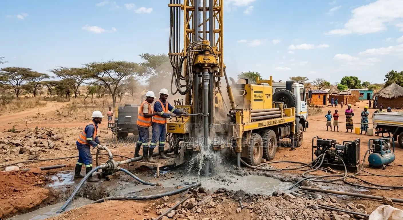 Community Borehole Drilling Masters in East Legon
