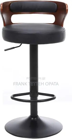 Bar Stool Wooden Handle Swivel