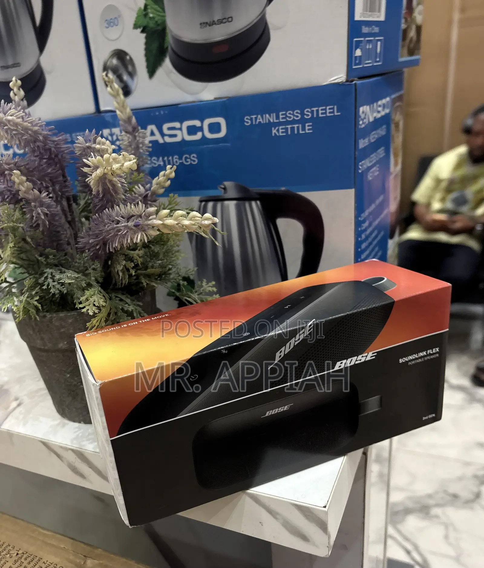 New Bose Soundlink Flex Portable Bluetooth Speaker(Black) 