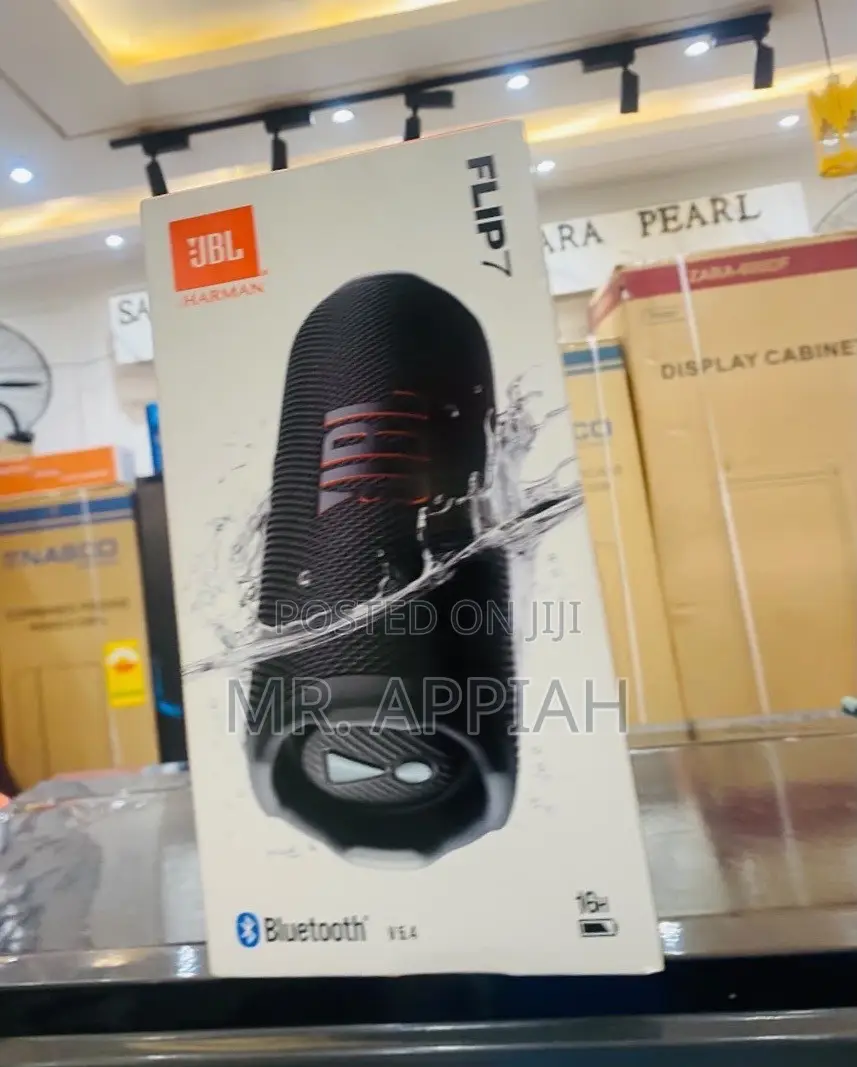 High Classic JBL Flip 7 Portable Bluetooth Speaker(Black).