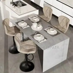 Bar Stool Modern Adjustable Faux Leather