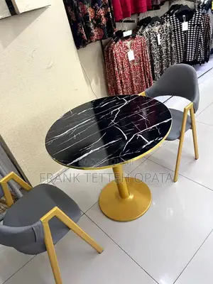 Round Dining Table and Chair Set Lounge 80x80