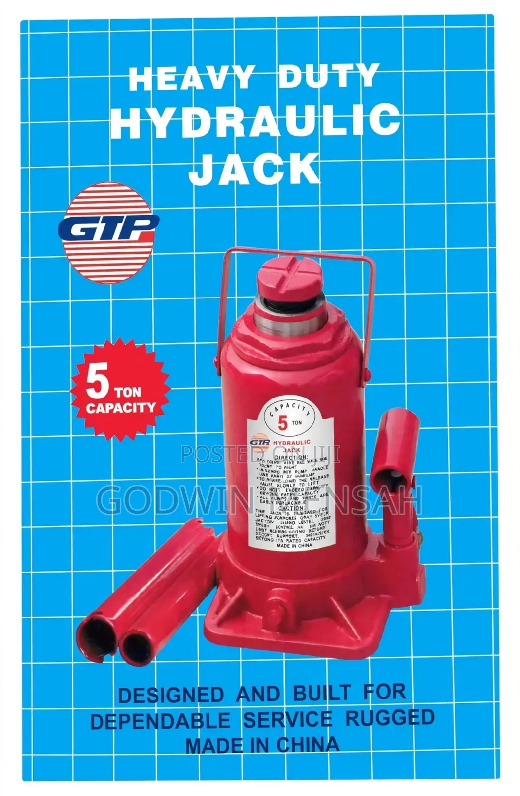 5 Ton Hydraulic Jack