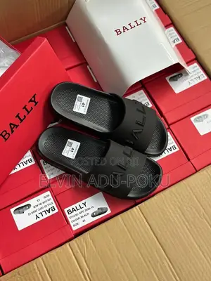 Bally Flat Men’s Slippers | Black
