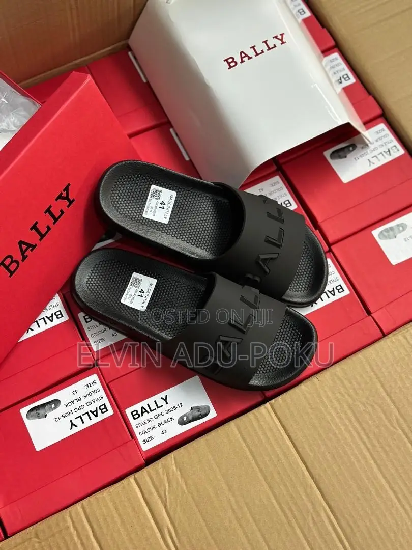 Bally Flat Men’s Slippers | Black