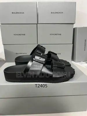 Balenciaga Sunday Sandal | Black